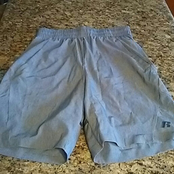 russell shorts with zipper pockets